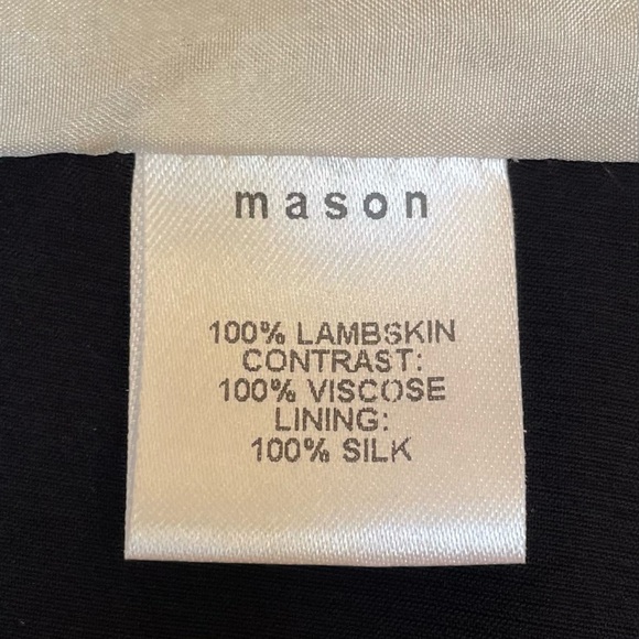 NWOT Mason Leather and Silk Camisole/Halter - Picture 5 of 7